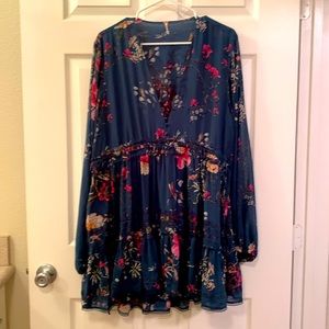 Free People Medium cherry Blossom Mini dress